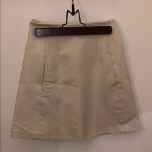 Zara Cream Work Skirt